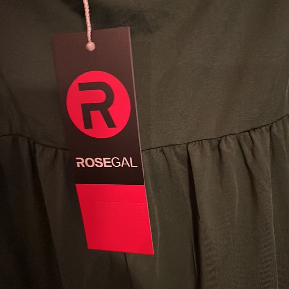 Rose Gail 4X , stunning green dress with sparkles on straps new with tags - Picture 4 of 8